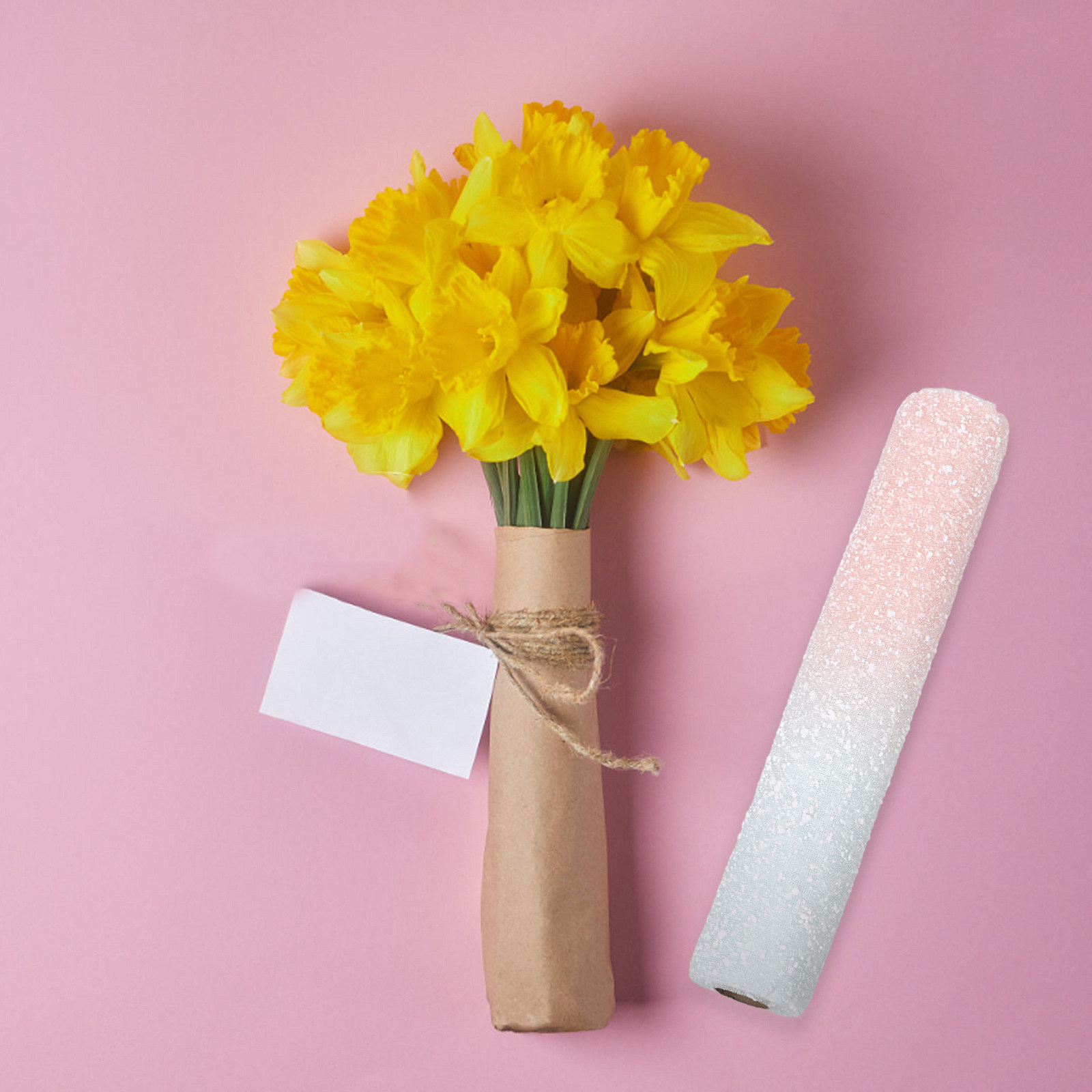 Wedding Packaging - Gradient Snow Dot Tulle Fabric Roll