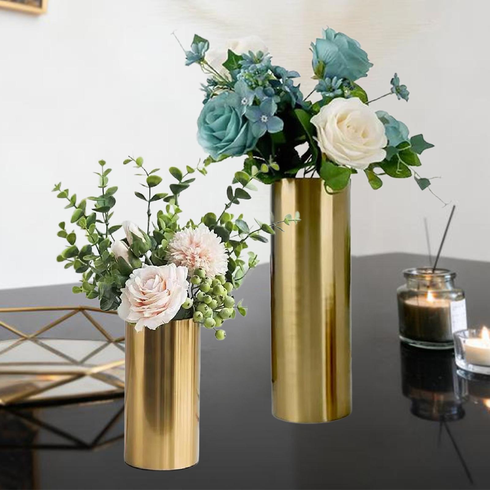 Centerpiece Vase Tall - Modern Tall Cylinder Vase Wrought Iron