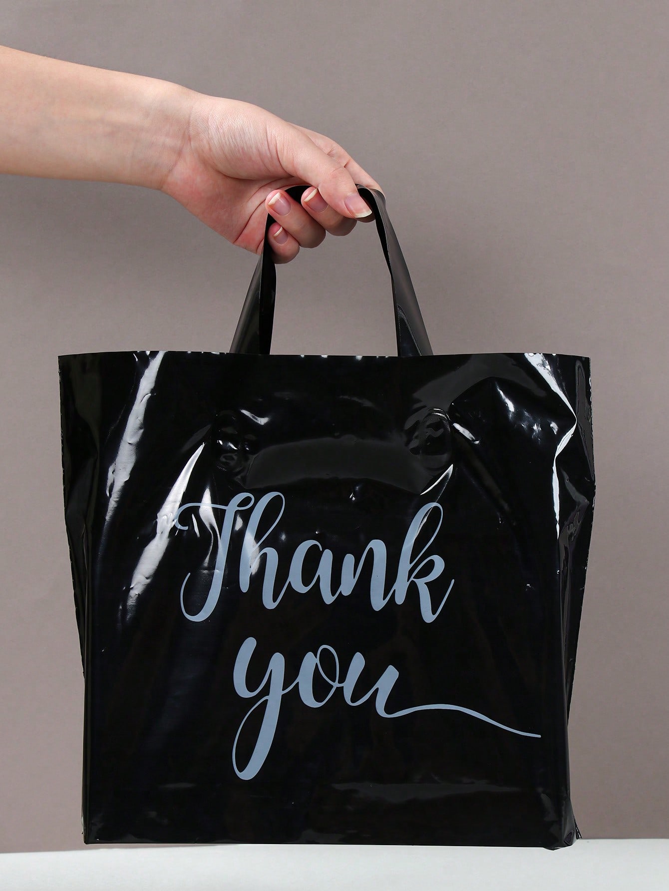 Wedding Decor Supply Store - 25/50pcs Black Gift Bags, Thick &
