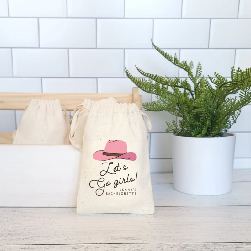 Wedding Supply Kit - 5x7in 5pcs Let's Go Girls Cowgirl