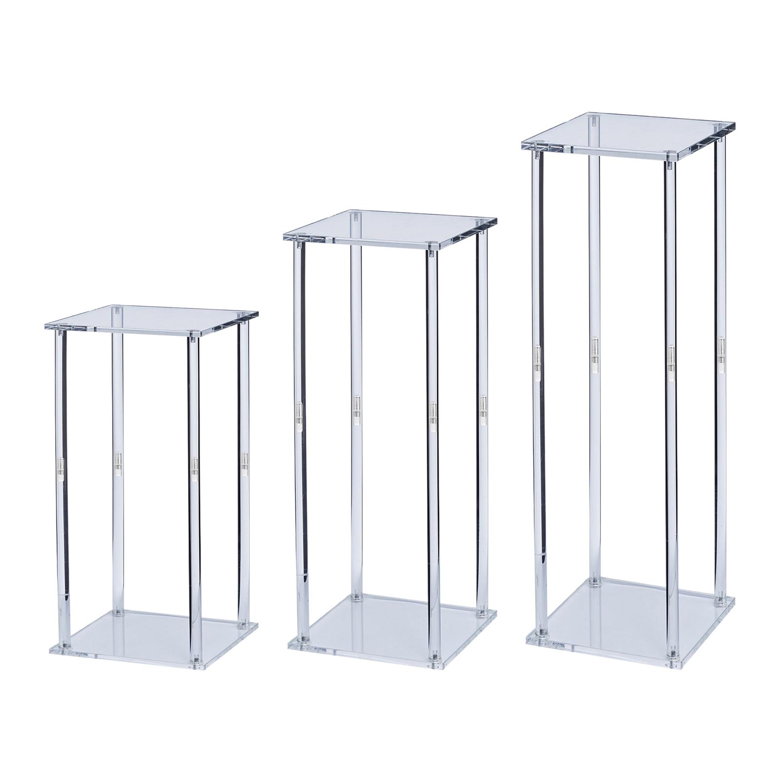 Centerpiece Vase Tall - Acrylic Vases Wedding Centerpieces Decorations Rectangular