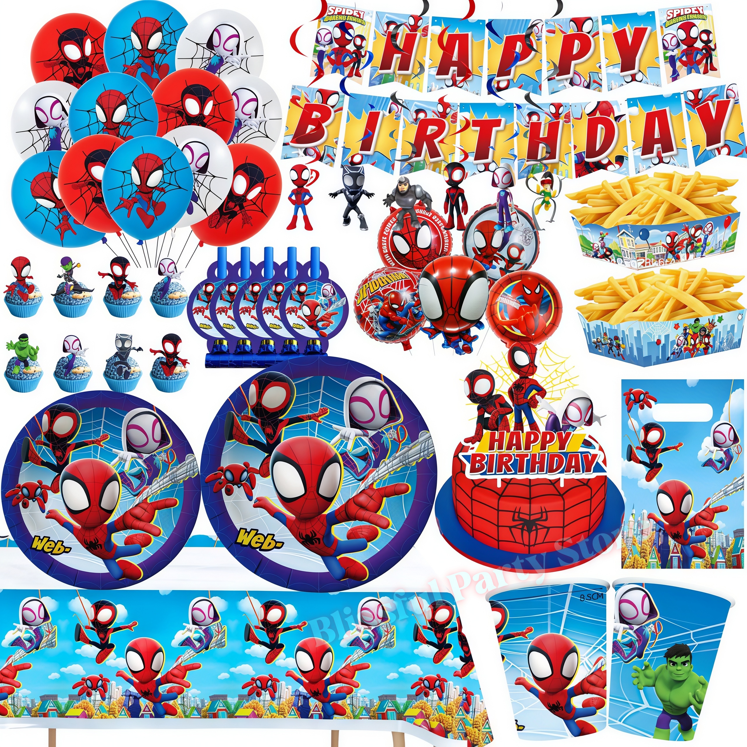 Wedding Supply Kit - Spidey And His Amazing Friends Birthday