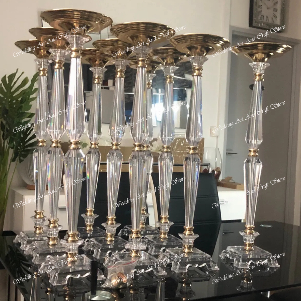 Centerpiece Vase Tall - 10pcs(40cm to 100cm tall)Acrylic Vase Stand