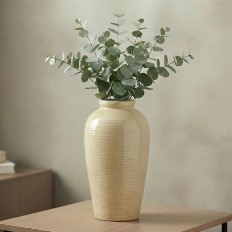 Centerpiece Vase Tall - Ceramic Vase for Home Decor -