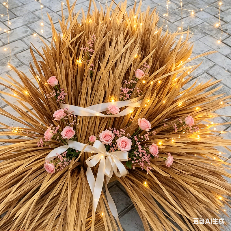 Wedding Decor Supply Store - 10m hot melt simulated thatch plastic