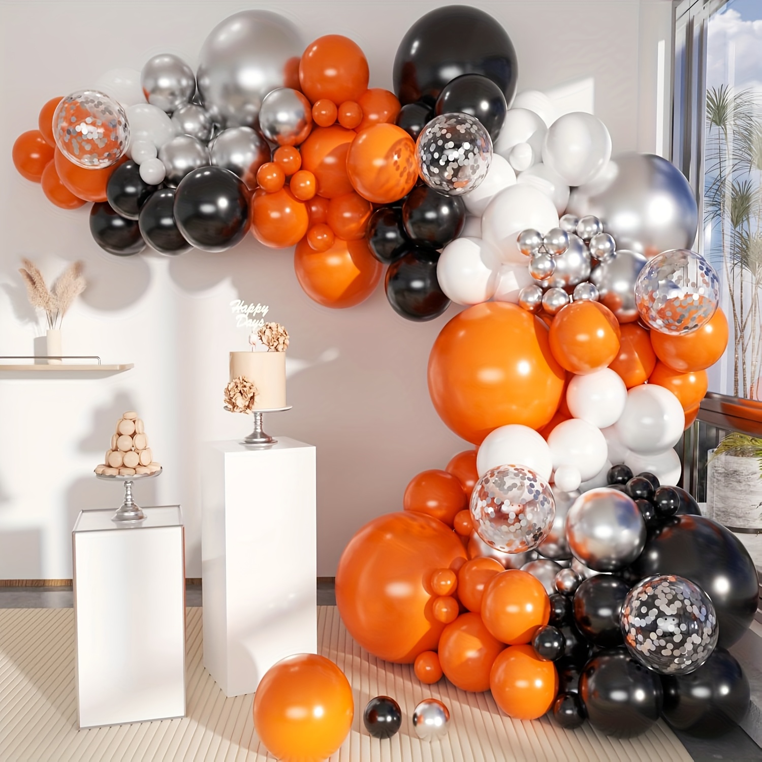 158Pcs Balloon Garland Kit Ora - Confetti Balloon Set avis et prix