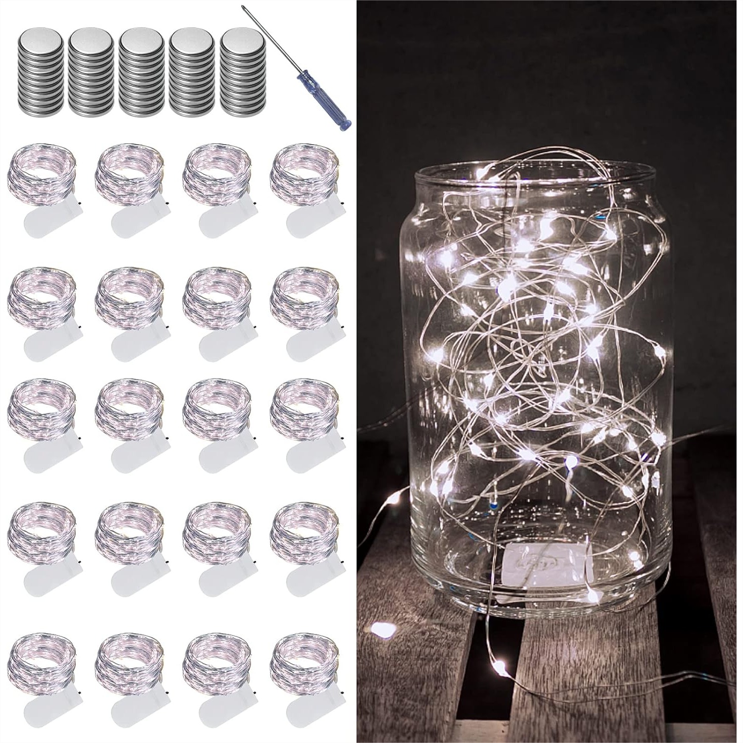 20 Pack Fairy Lights Battery O - Wedding Led avis et prix