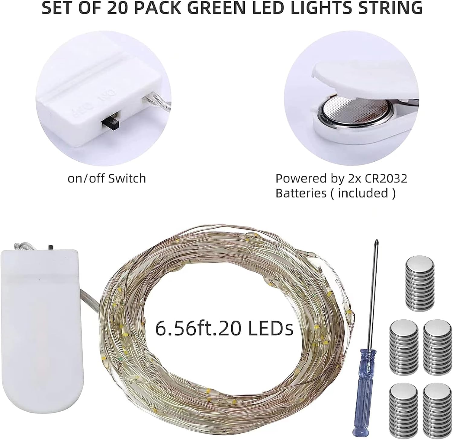 20 Pack Fairy Lights Battery O - Wedding Led avis et prix