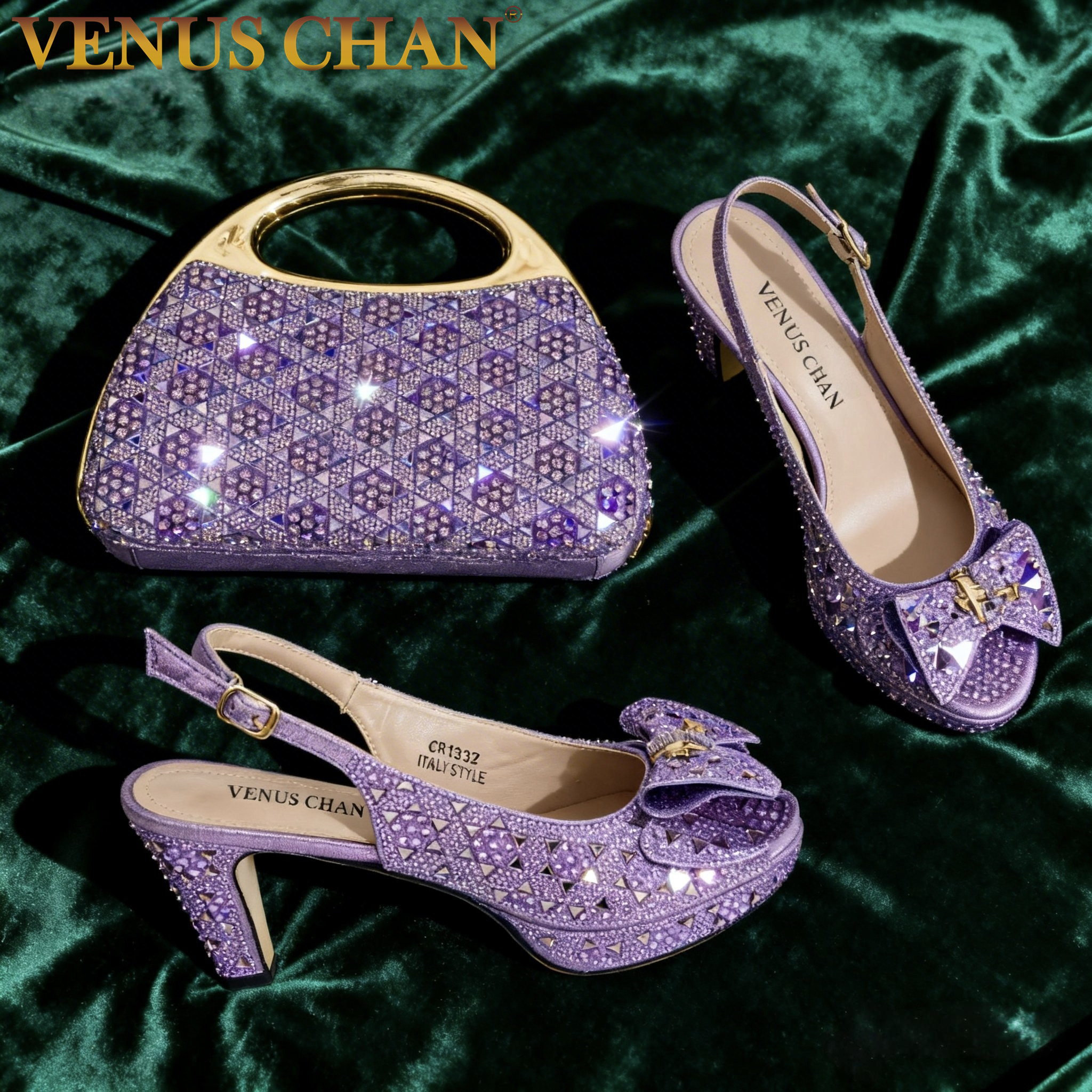 Chic Light Purple Rhinestone P - Wedding Packaging avis et prix