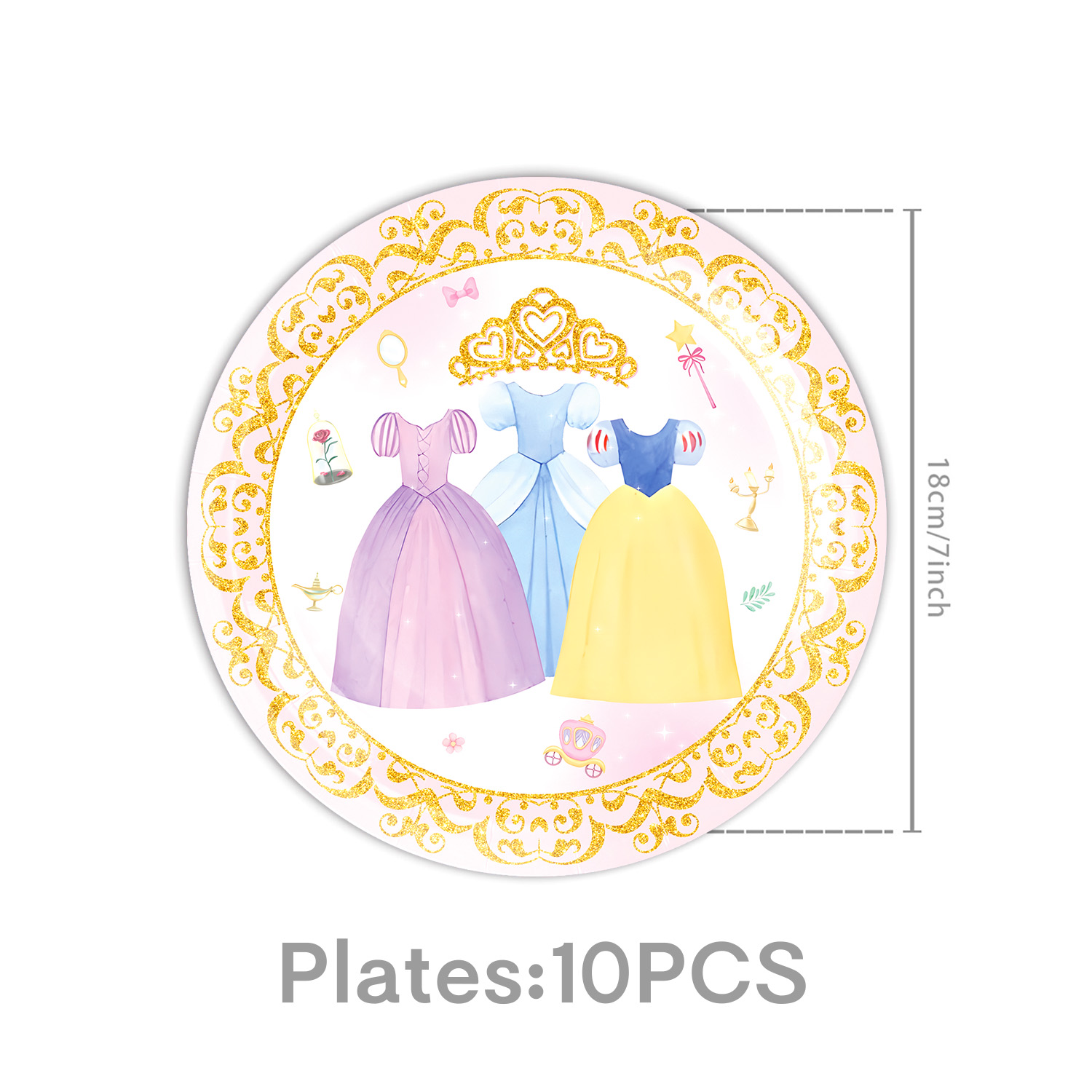Princess Dress Girls Birthday  - Confetti Balloon Set avis et prix