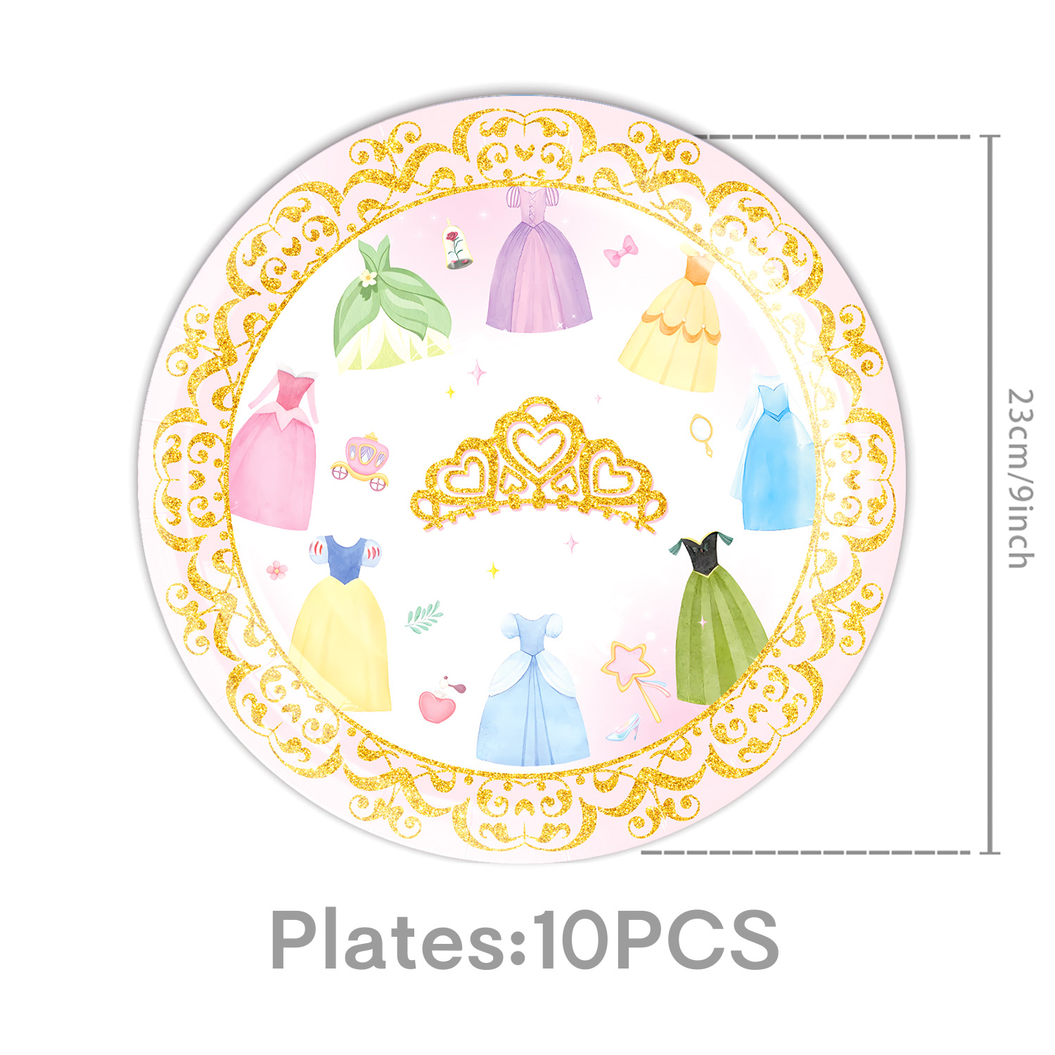 Princess Dress Girls Birthday  - Confetti Balloon Set avis et prix
