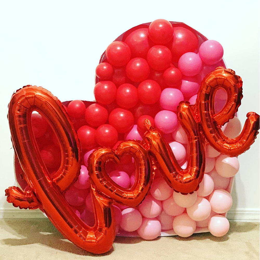 Big Love Heart Mosaic DIY Gian - Confetti Balloon Set avis et prix