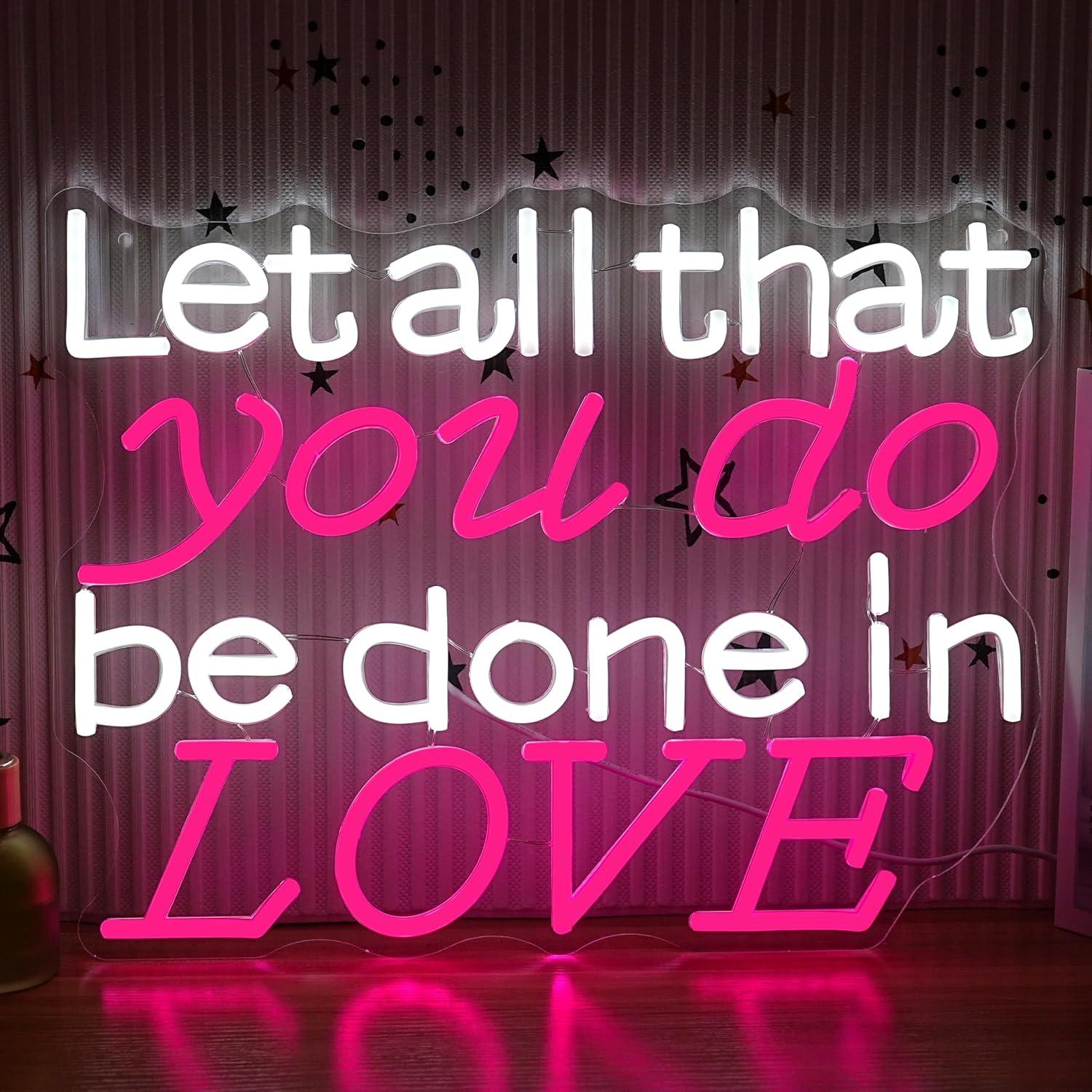 Let All That You Do Be Done In - Wedding Led avis et prix