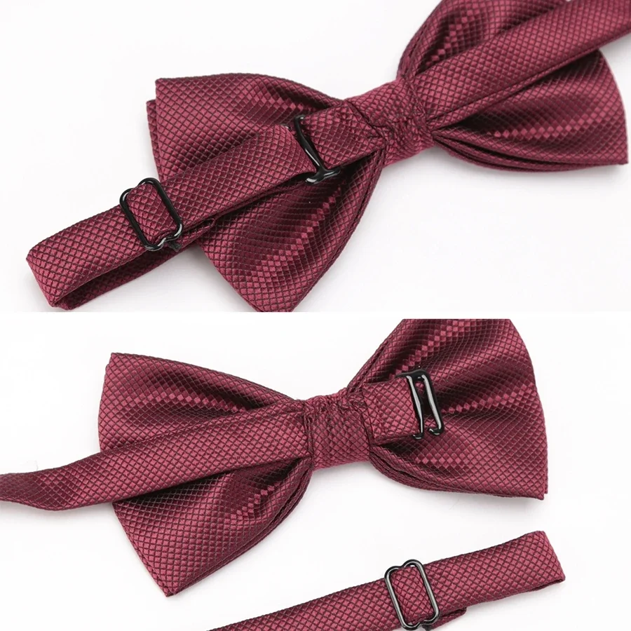 Men Bowtie Cravat Set Solid Fa - Wedding Dress Supply avis et prix
