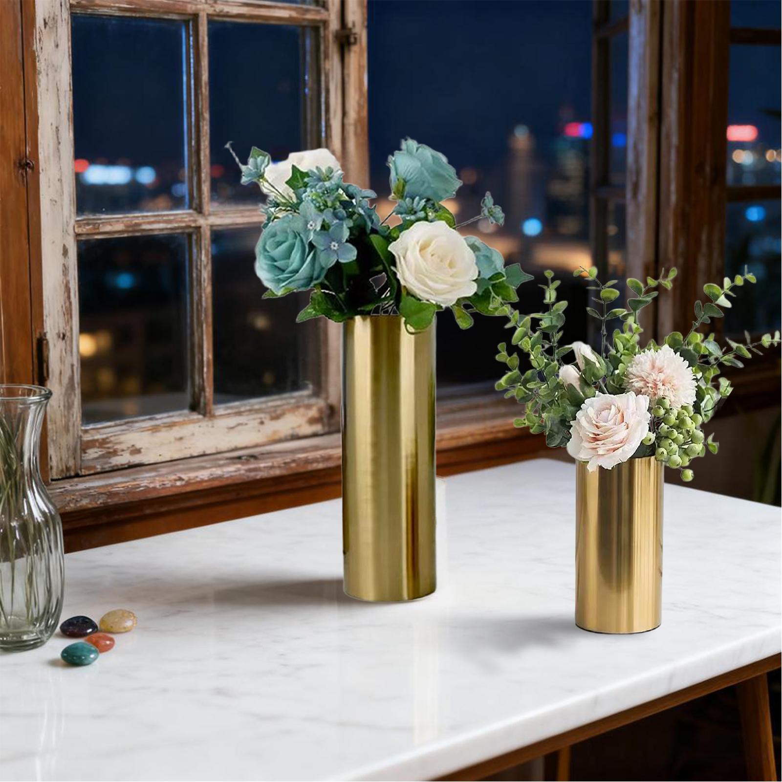 Modern Tall Cylinder Vase Wrou - Centerpiece Vase Tall avis et prix