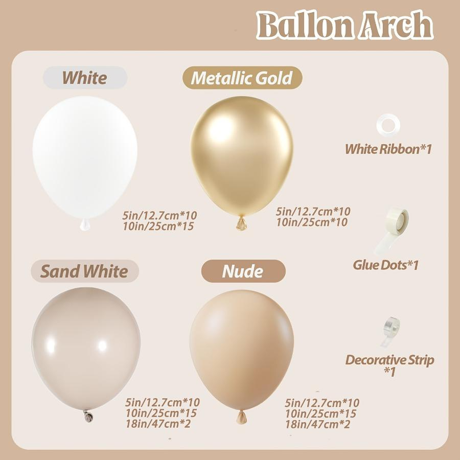 102pcs White Sand Metallic Gol - Wedding Supply Kit avis et prix