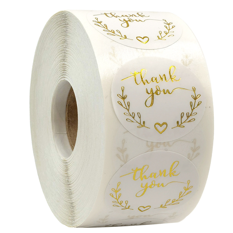 100-500pcs Gold Thank You Stic - Wedding Supply Business avis et prix