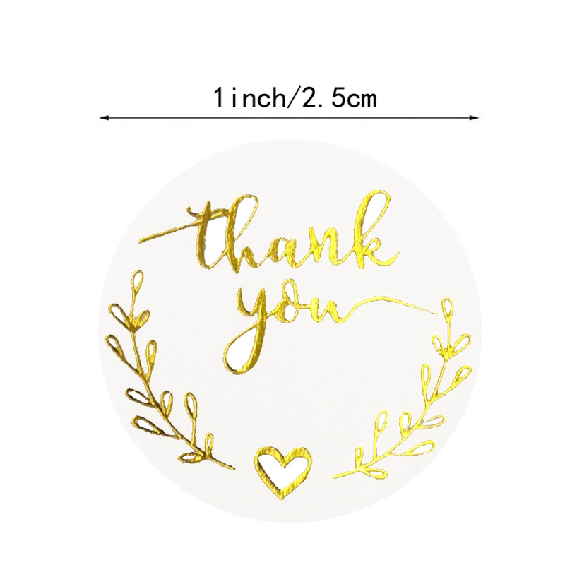 100-500pcs Gold Thank You Stic - Wedding Supply Business avis et prix