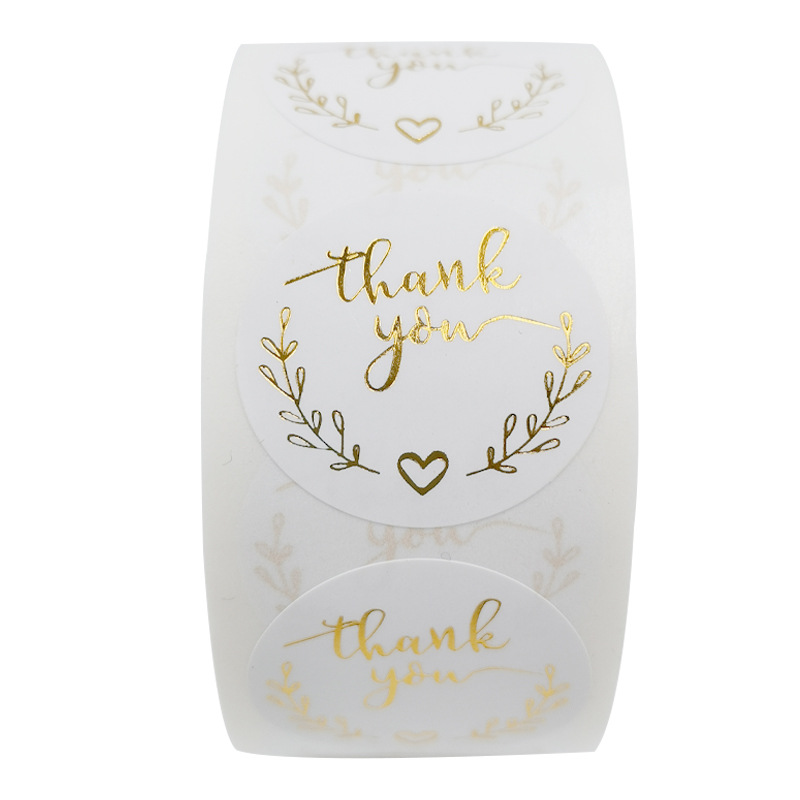 100-500pcs Gold Thank You Stic - Wedding Supply Business avis et prix