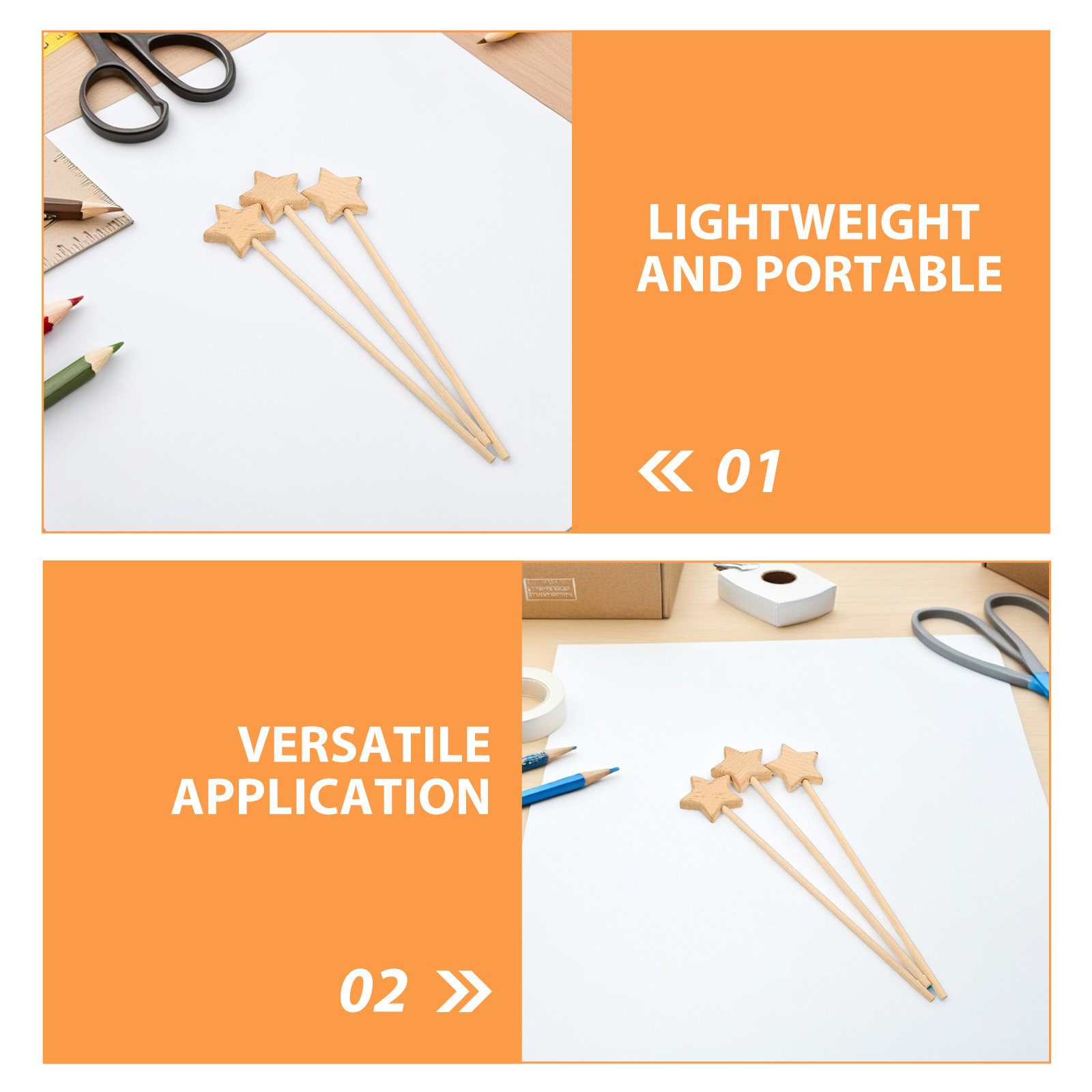 10Pcs DIY Unpainted Wooden Fai - Wedding Supply Kit avis et prix