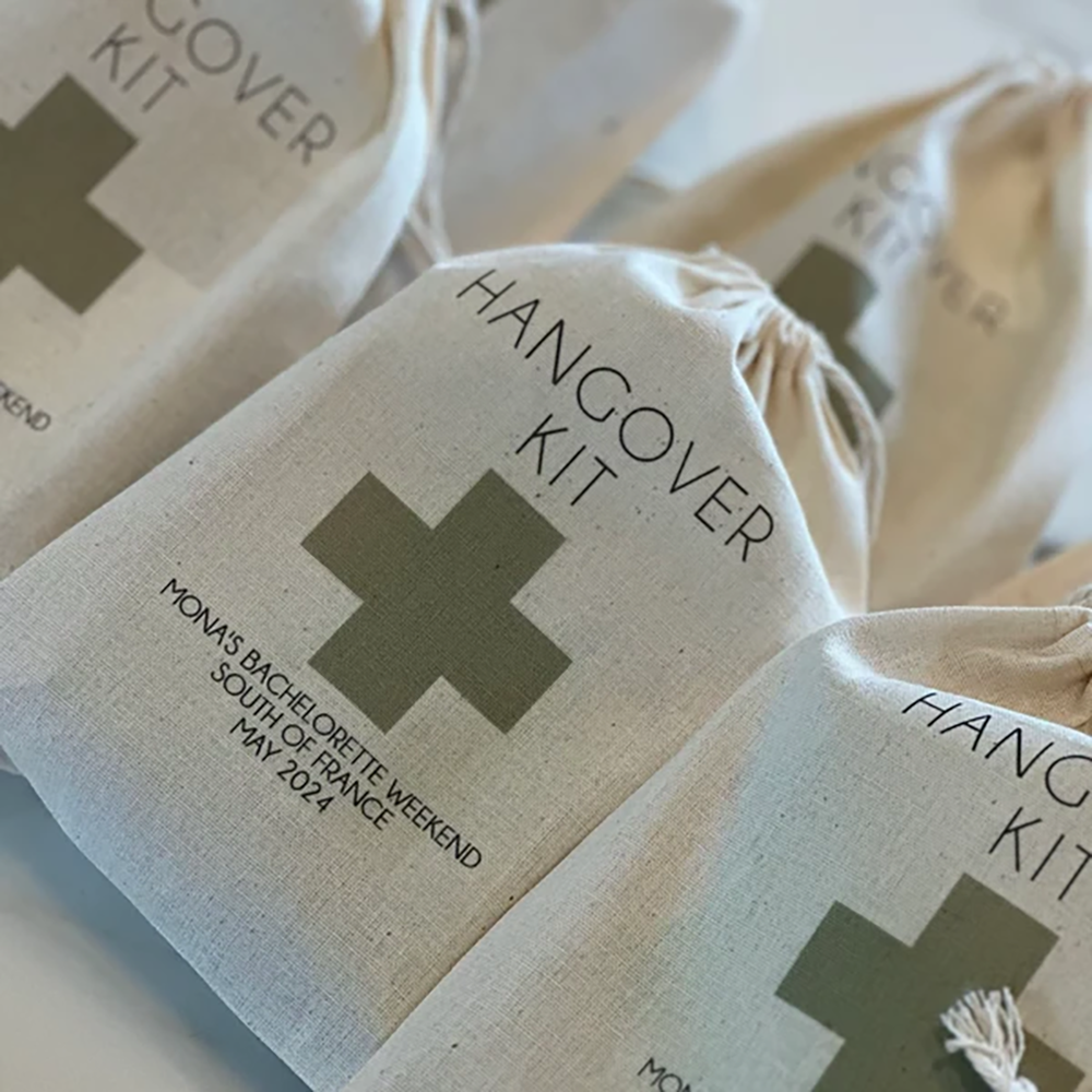 Custom 5Pcs Hangover Kit Cotto - Wedding Supply Kit avis et prix