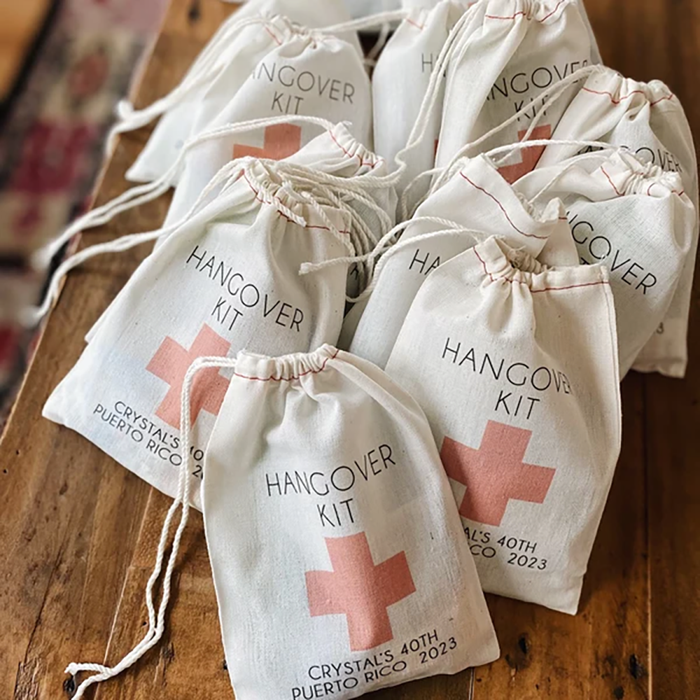 Custom 5Pcs Hangover Kit Cotto - Wedding Supply Kit avis et prix