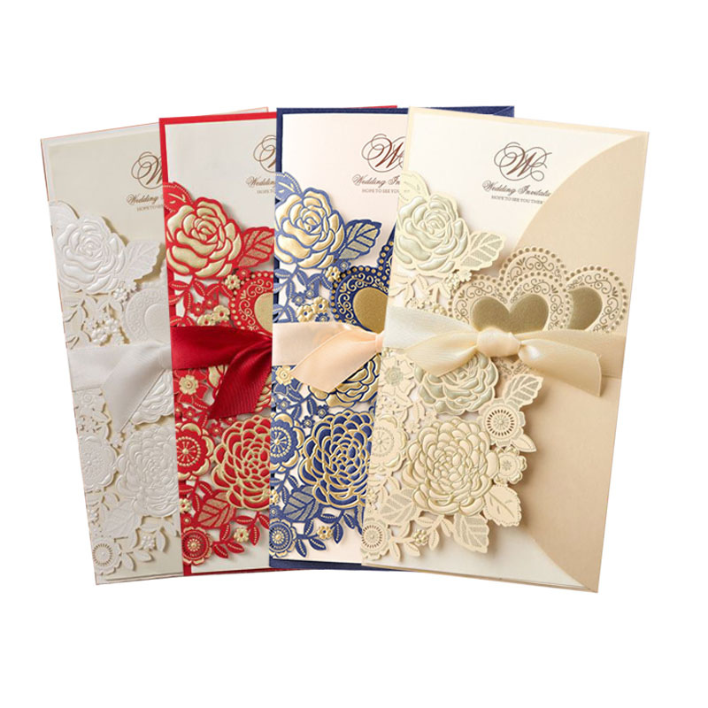 5/10Pcs Laser Cut Wedding Invi - Wedding Supply Business avis et prix