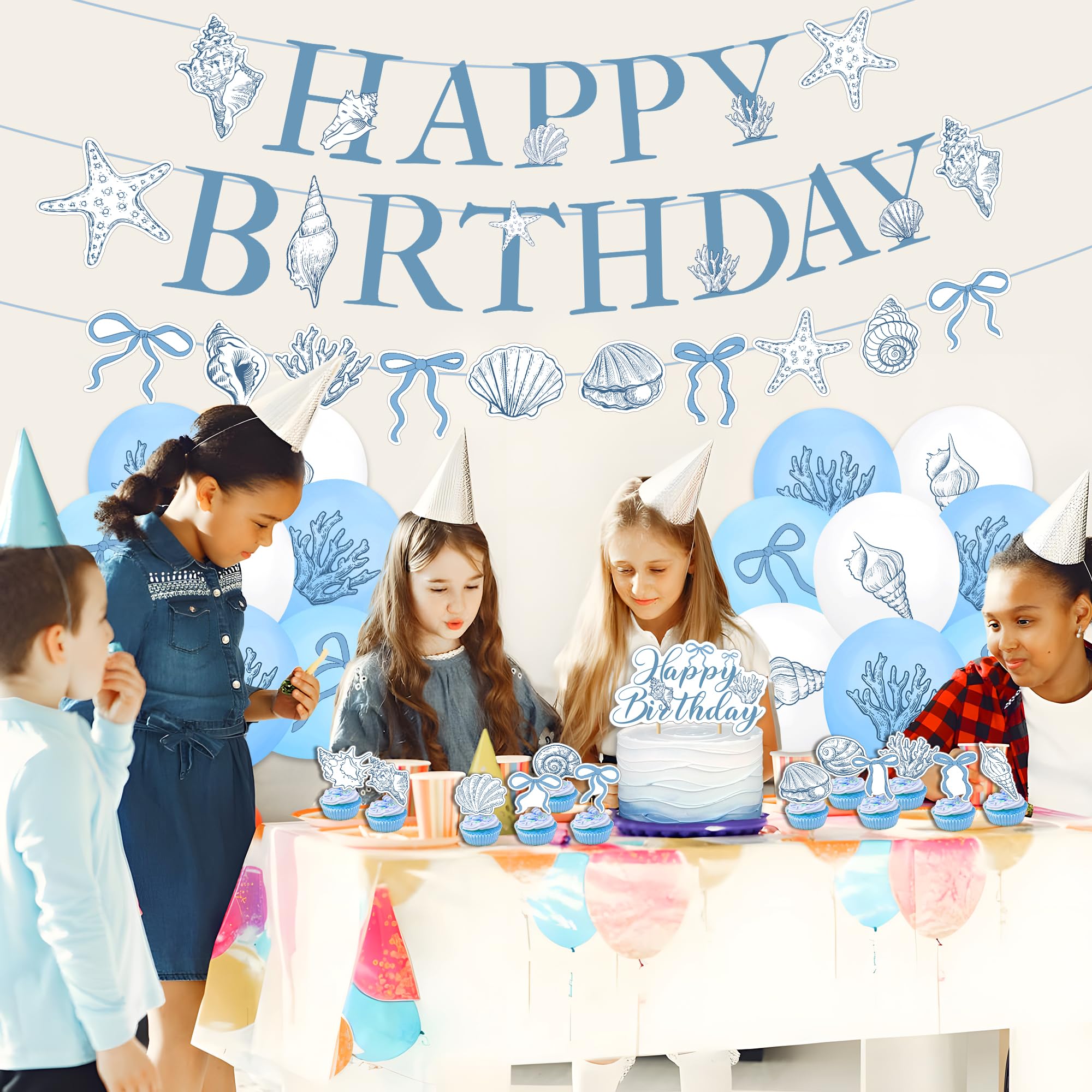 Elegant Ocean Mermaid Birthday - Confetti Balloon Set avis et prix