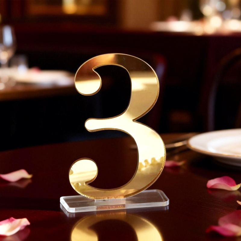 Numbers for Wedding Tables wit - Table Number Gold avis et prix