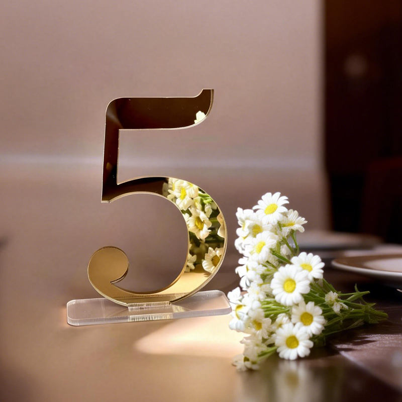 Numbers for Wedding Tables wit - Table Number Gold avis et prix