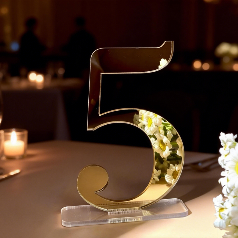 Numbers for Wedding Tables wit - Table Number Gold avis et prix