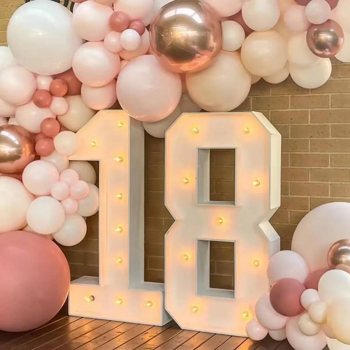 Giant Number Led Light for Kid - Confetti Balloon Set avis et prix