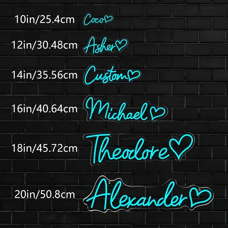 Custom LED Personalized Neon S - Wedding Led avis et prix