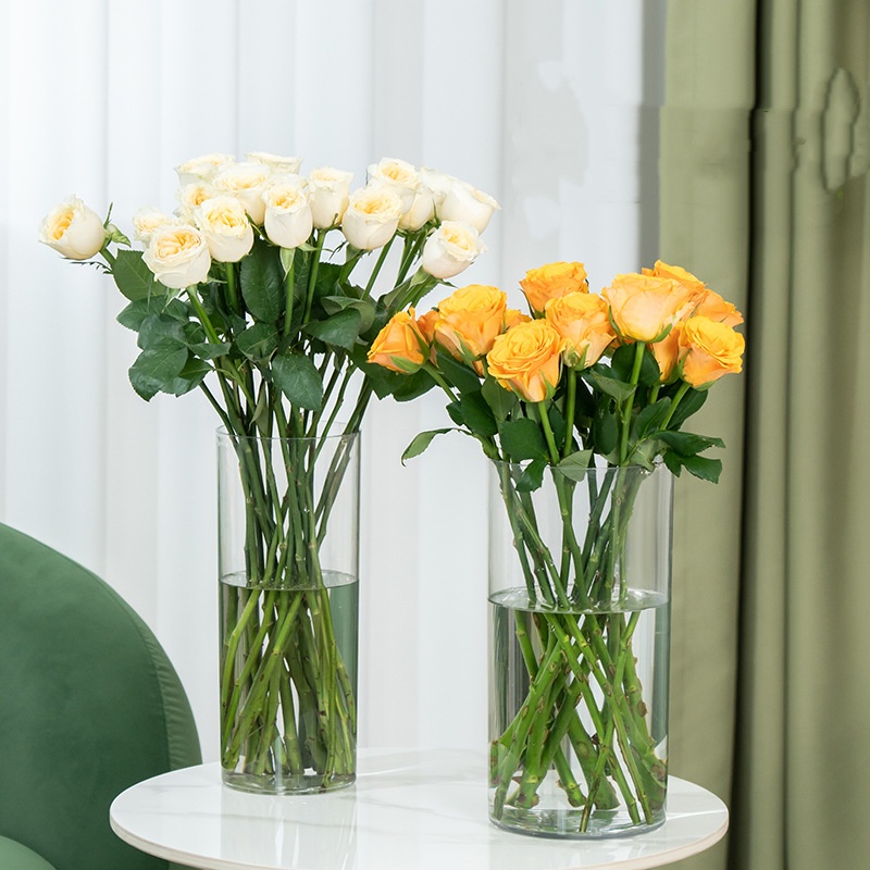 New Acrylic Clear Cylinder Flo - Centerpiece Vase Tall avis et prix