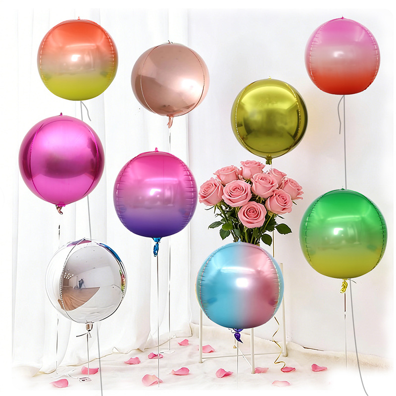 5pcs 10 18 22 Inch 4D Round Me - Wedding Decor Supply Store avis et prix