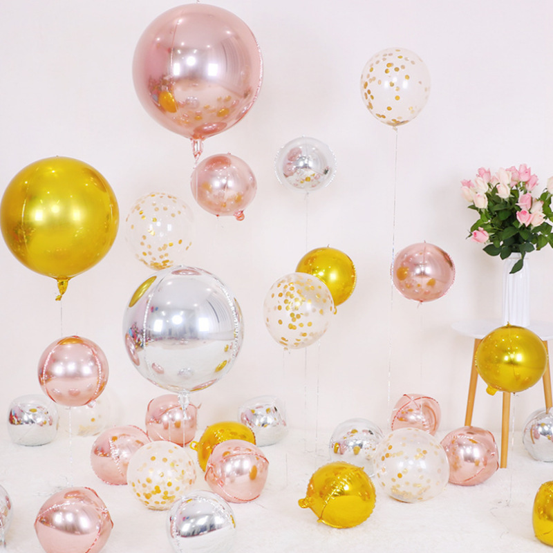 5pcs 10 18 22 Inch 4D Round Me - Wedding Decor Supply Store avis et prix