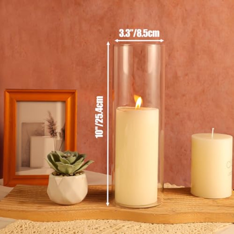 12pcs Glass Cylinder Vases for - Centerpiece Vase Tall avis et prix