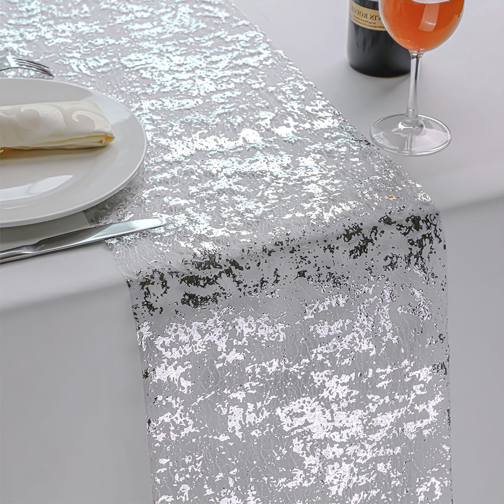 Metallic Silver Table Runner R - Table Runner Sequin avis et prix