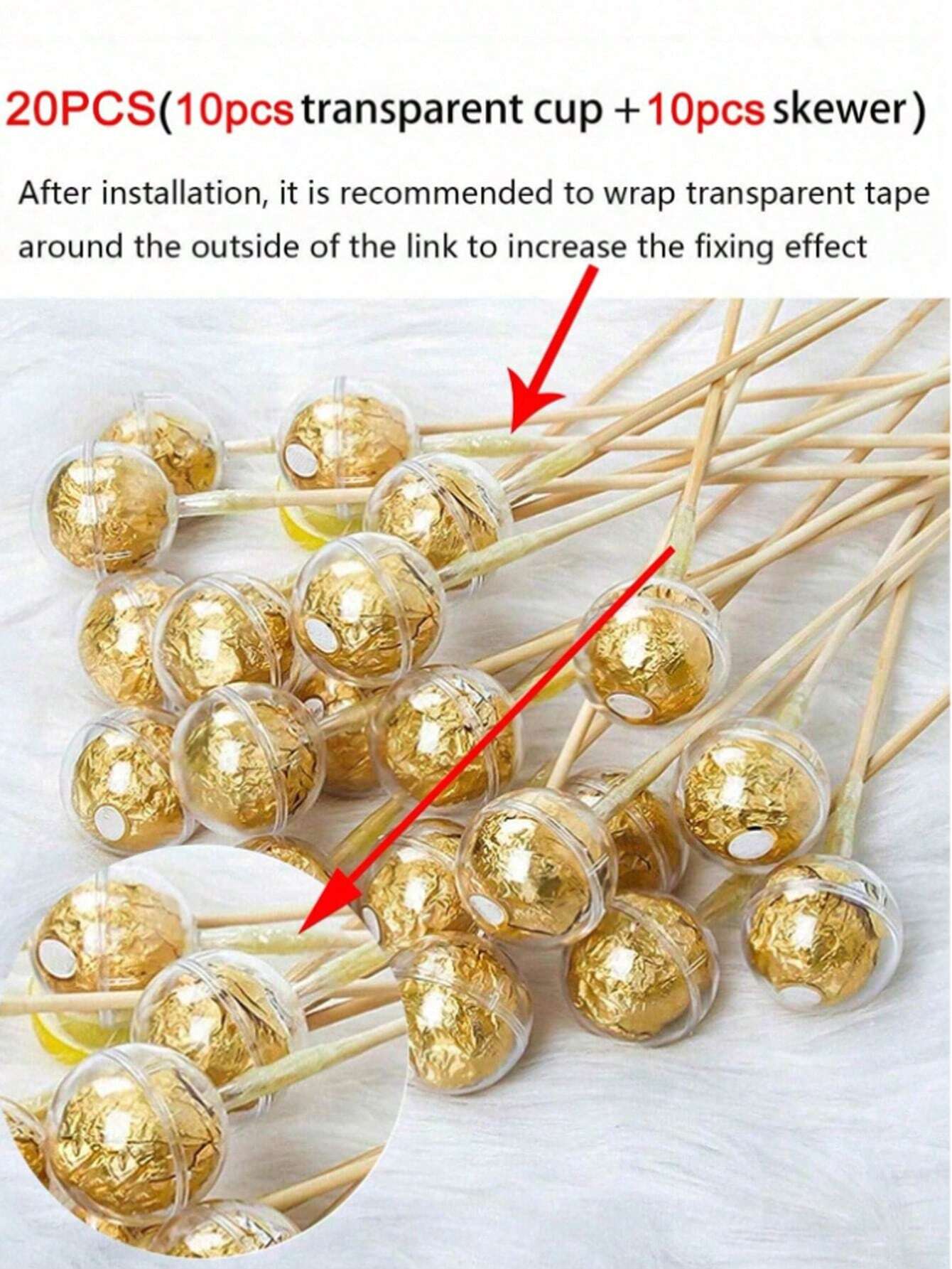 20Pcs DIY Candy Chocolate Flow - Wedding Supply Kit avis et prix