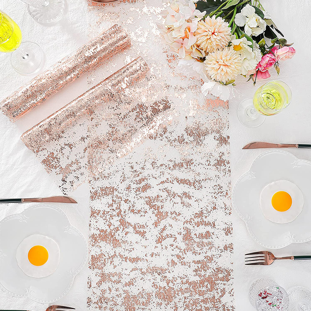 Metallic Gold Table Runner 300 - Table Runner Sequin avis et prix