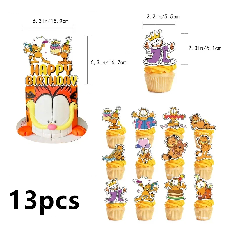 Cute Cartoon G-arfielded Birth - Confetti Balloon Set avis et prix