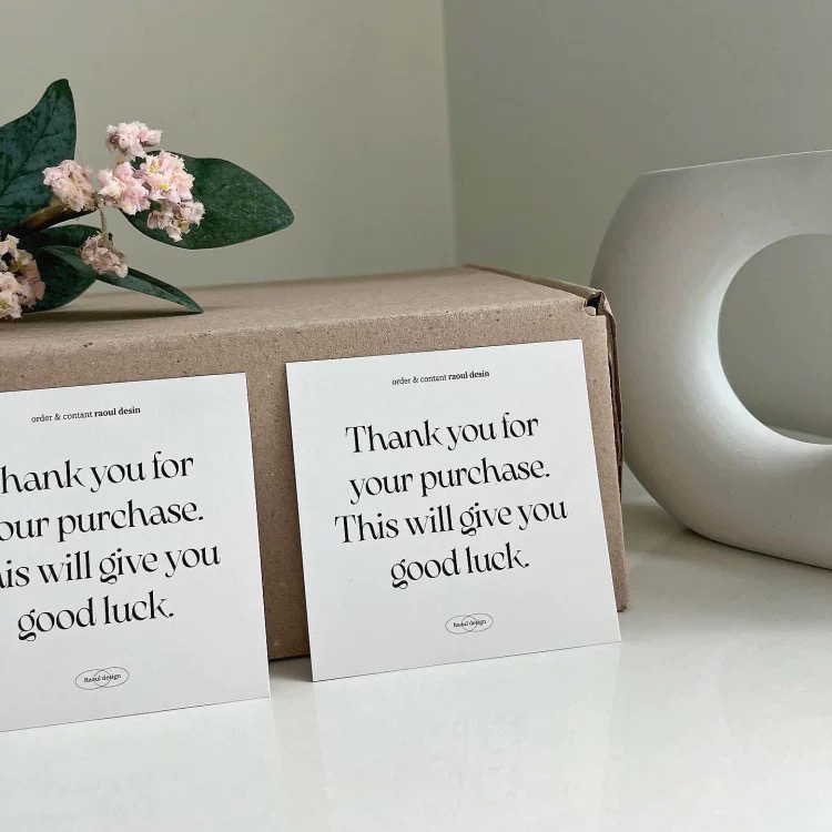 Custom Thank You Card For Smal - Wedding Supply Business avis et prix