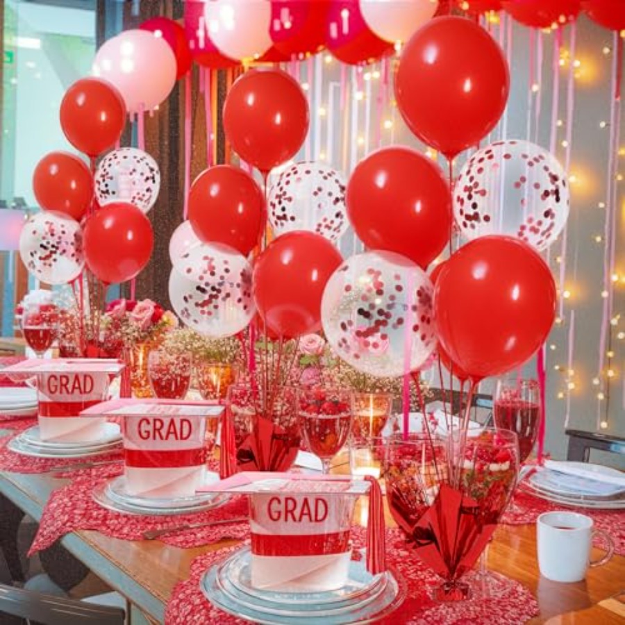 6 Set Christmas Table Balloons - Confetti Balloon Set avis et prix