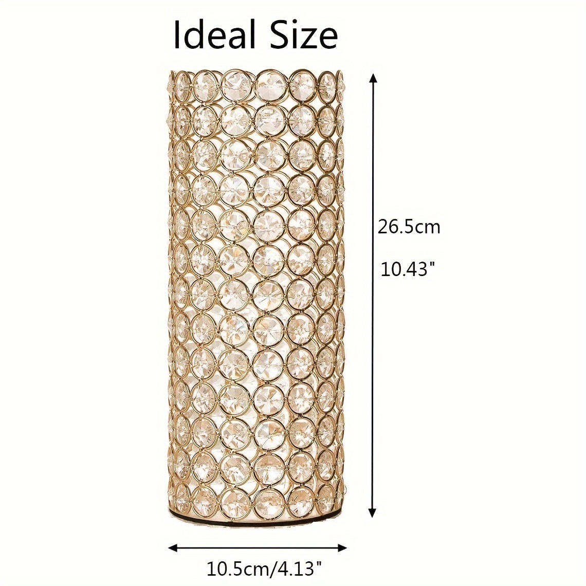 2pcs Crystal Cylinder Vase for - Centerpiece Vase Tall avis et prix