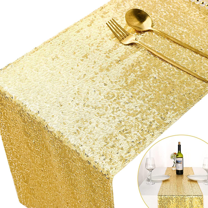 Golden Sequin Table Runner for - Table Runner Sequin avis et prix