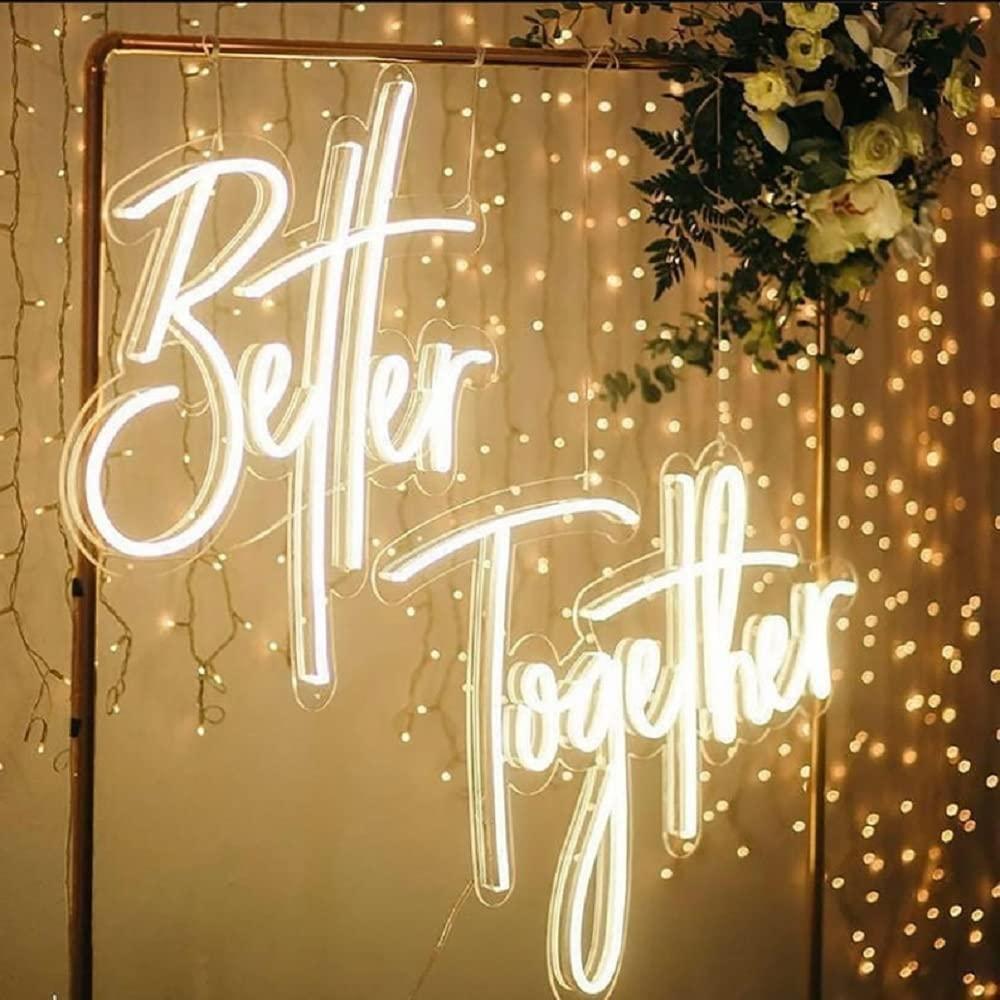 Better Together Neon Sign USB  - Wedding Led avis et prix