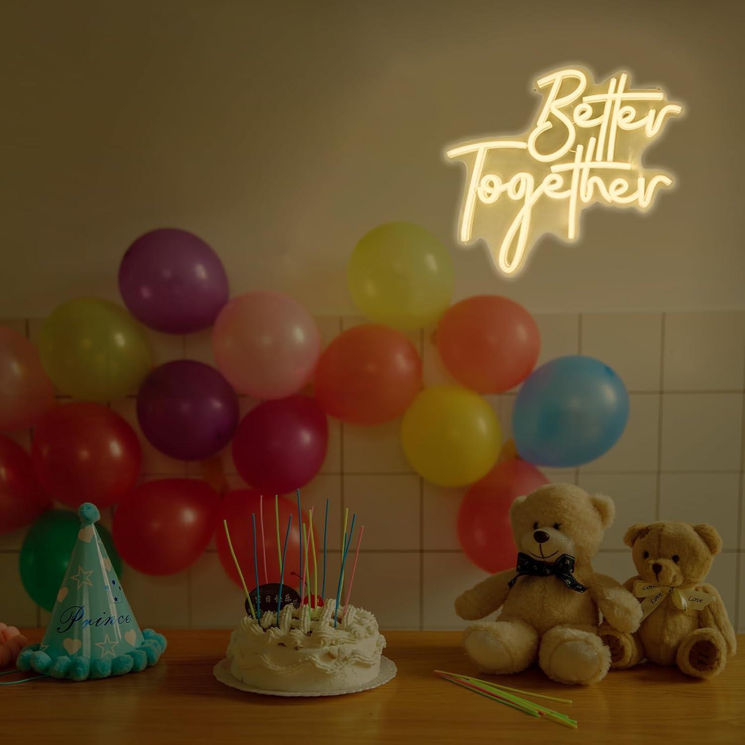 Better Together Neon Sign USB  - Wedding Led avis et prix