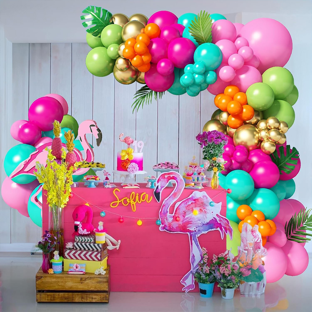 138Pcs Summer Tropical Balloon - Wedding Supply Kit avis et prix