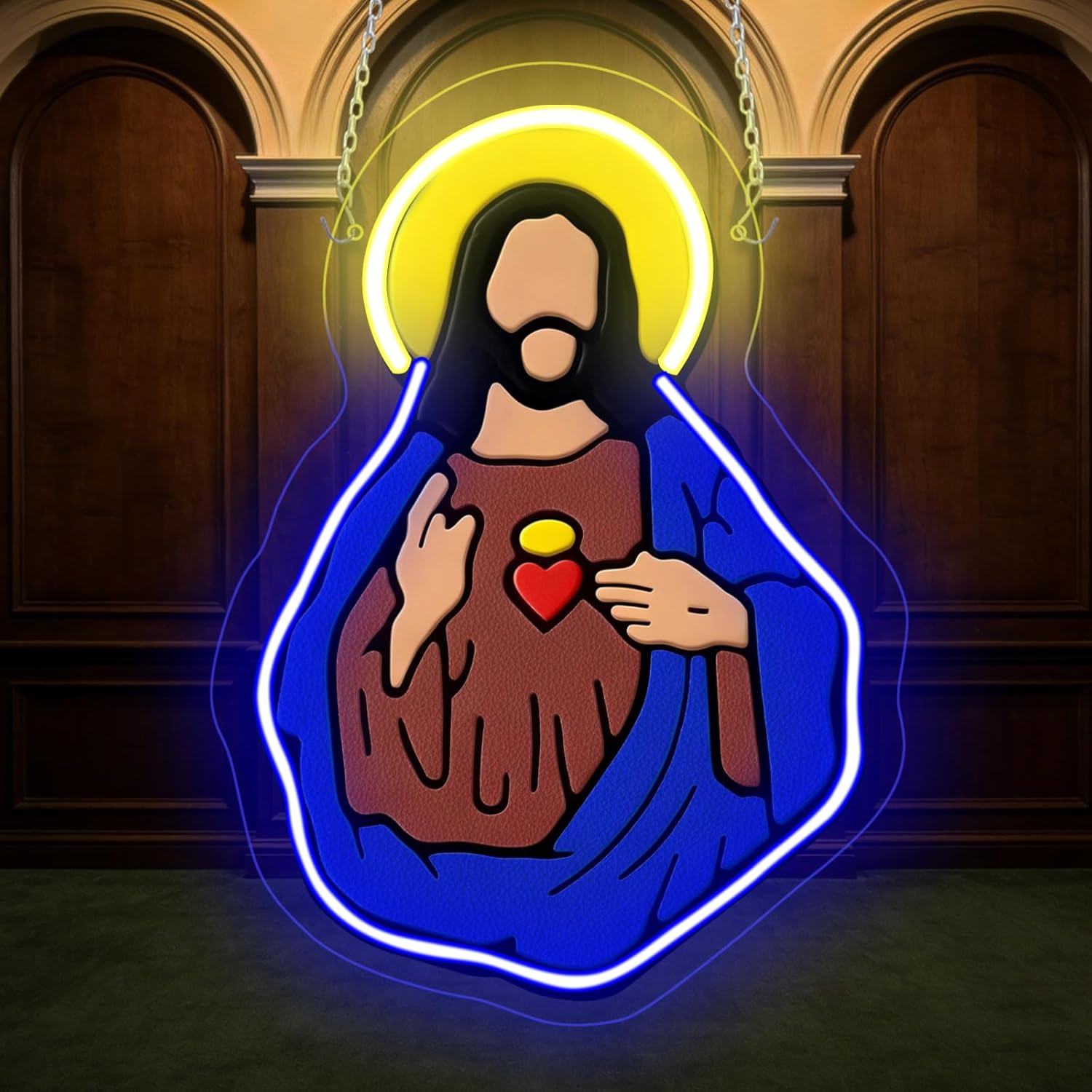Sacred Heart of Jesus Neon Sig - Wedding Led avis et prix