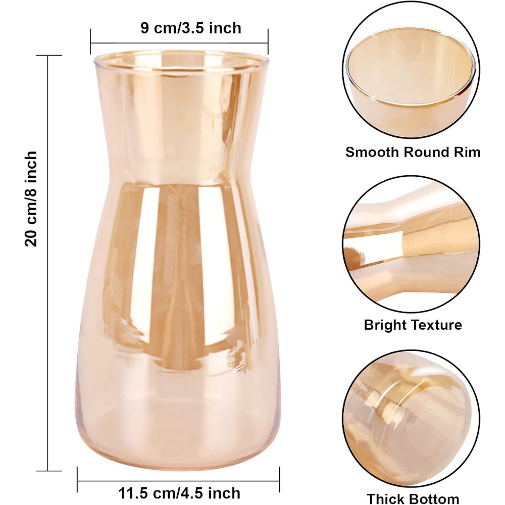 8 Inch Tall Glass Flower Vases - Centerpiece Vase Tall avis et prix